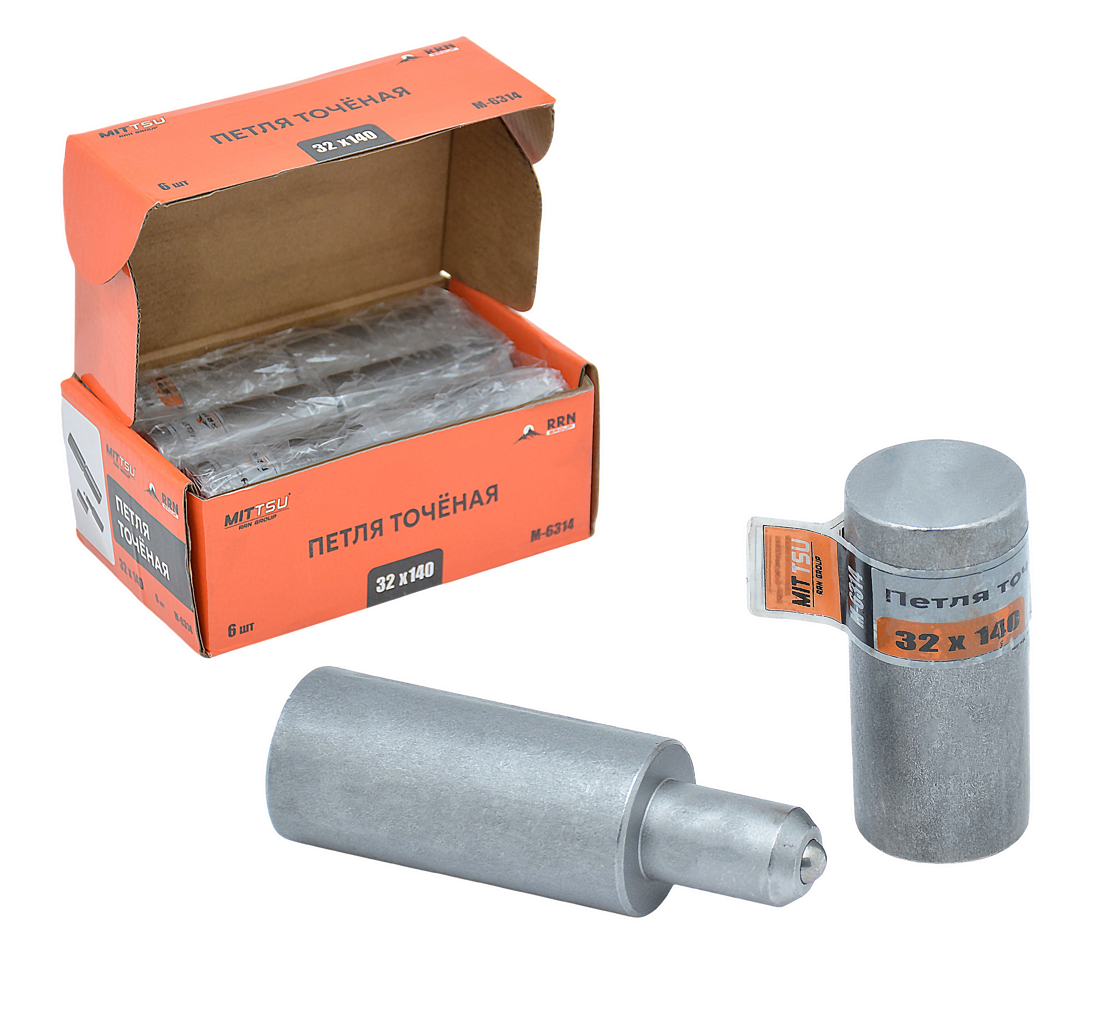 Петля точеная гаражная Ø32*140 "MITTSU" M6314 (1*6)(1*24)