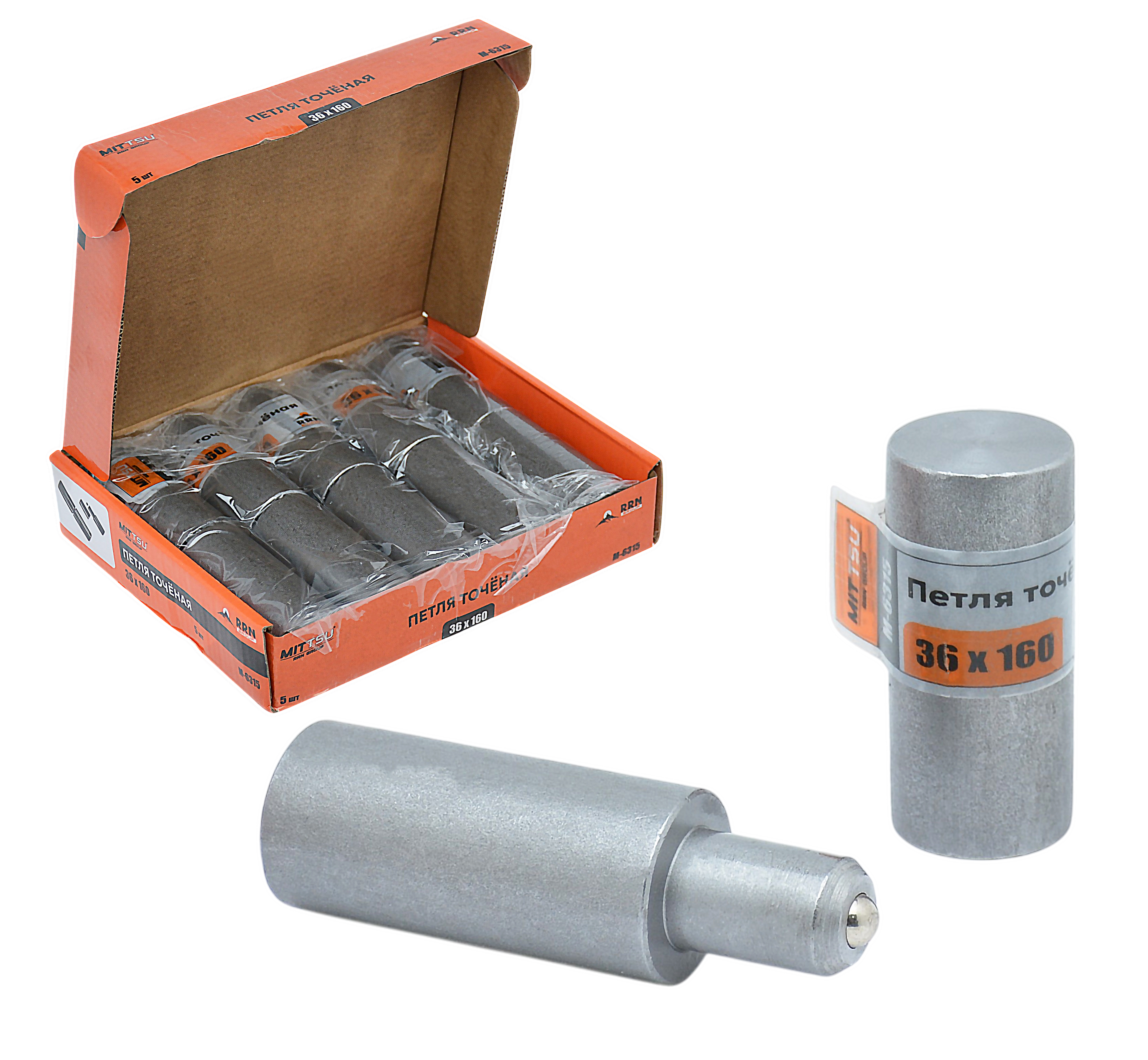 Петля точеная гаражная Ø36*160 "MITTSU" M6315 (1*5)(1*20)