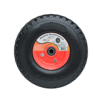 Колесо универсальное усиленное  PUFW 3504 ось Ø16 «MITTSU» M5525B черный (1*10)